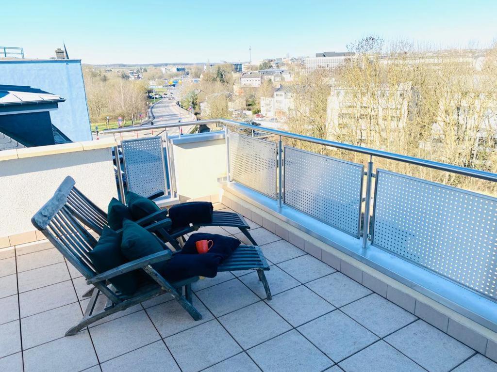 Big Penthouse 2 Bedrooms In Center With Parking And Largeterrace-41 Luxemburgo Exterior foto